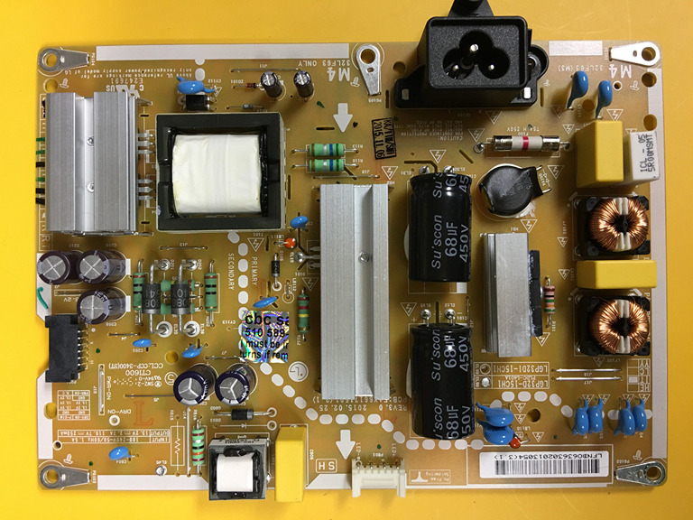 LG 32LF5600-UB TV LGP32D-15CH1 EAX66171501(2.1) POWER SUPPLY BOARD